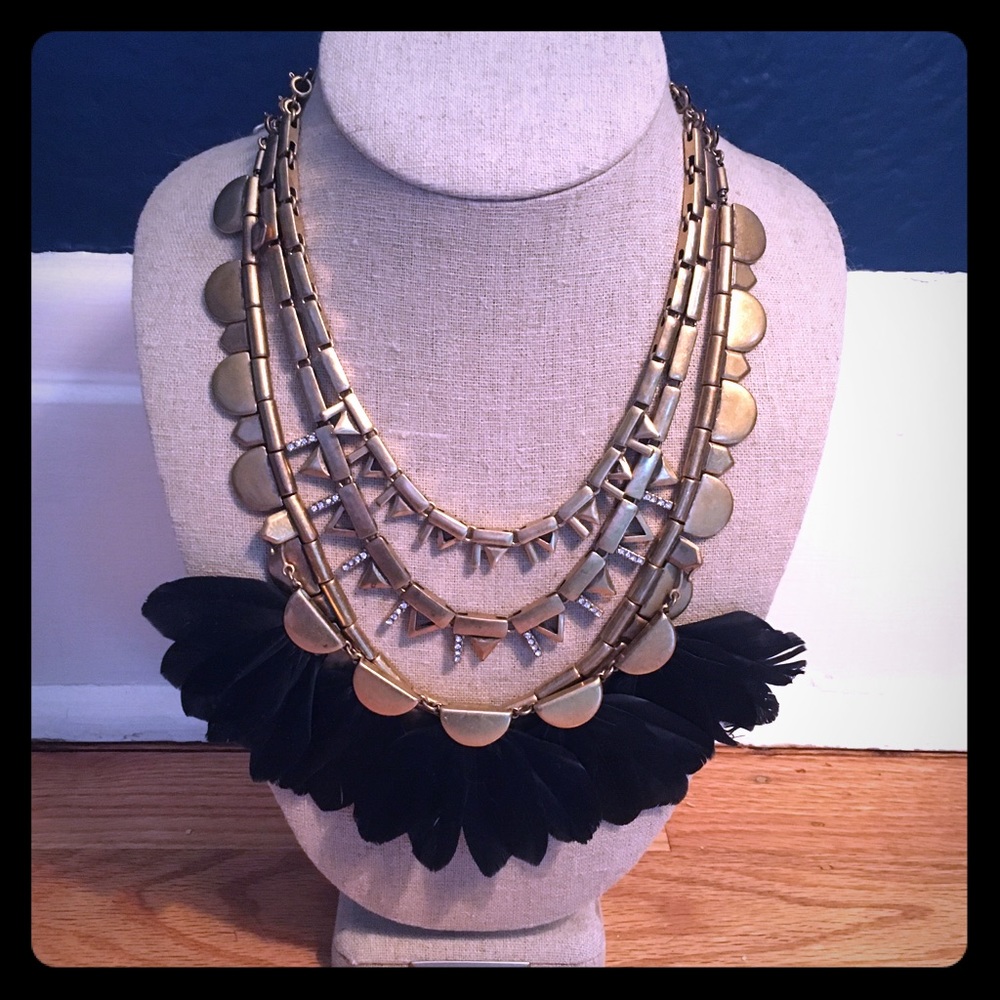 Stella & Dot Plume Necklace